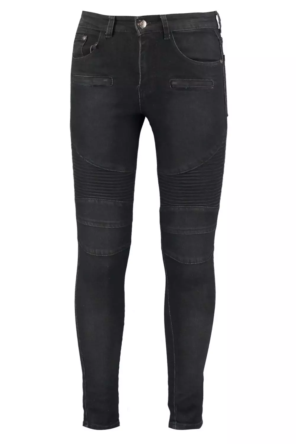 Black jeans sales with zip pockets